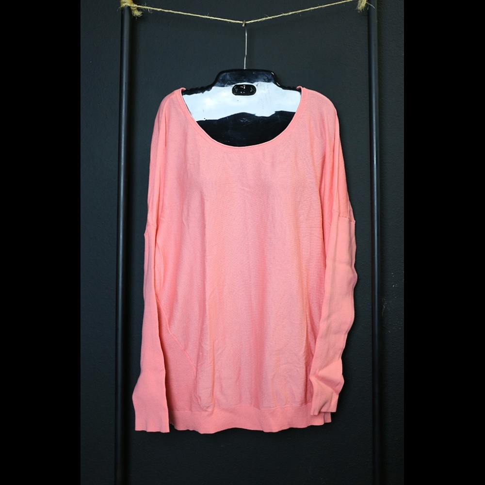 (New) Victoria Secret Salmon Bateau Neck Size L